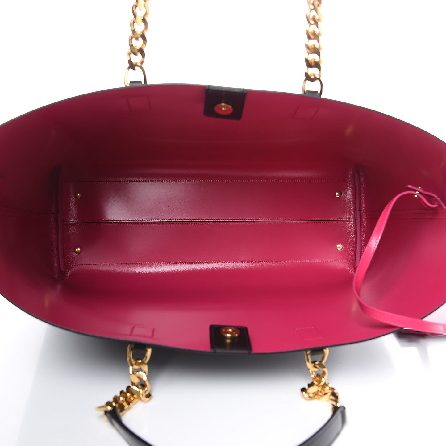 Calfskin Large Paris Shopper Tote Black