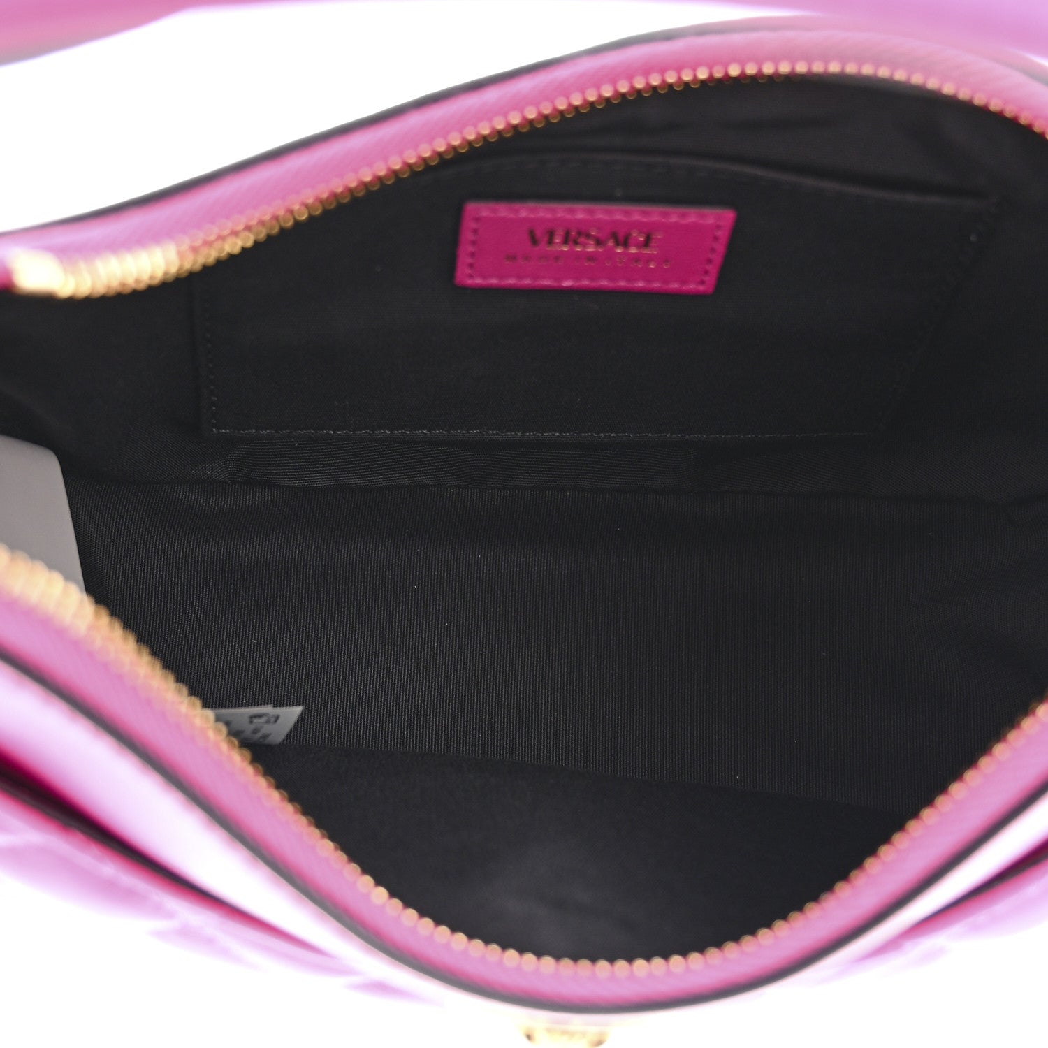 Versace Nappa Quilted Medusa Shoulder Bag Fuchsia 5 of 12
