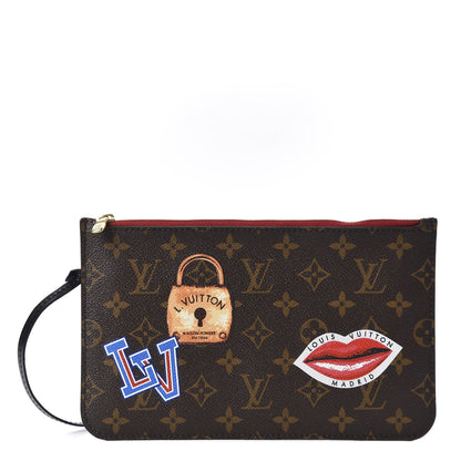 Louis Vuitton Monogram World Tour Neverfull MM GM Pochette 1 of 8