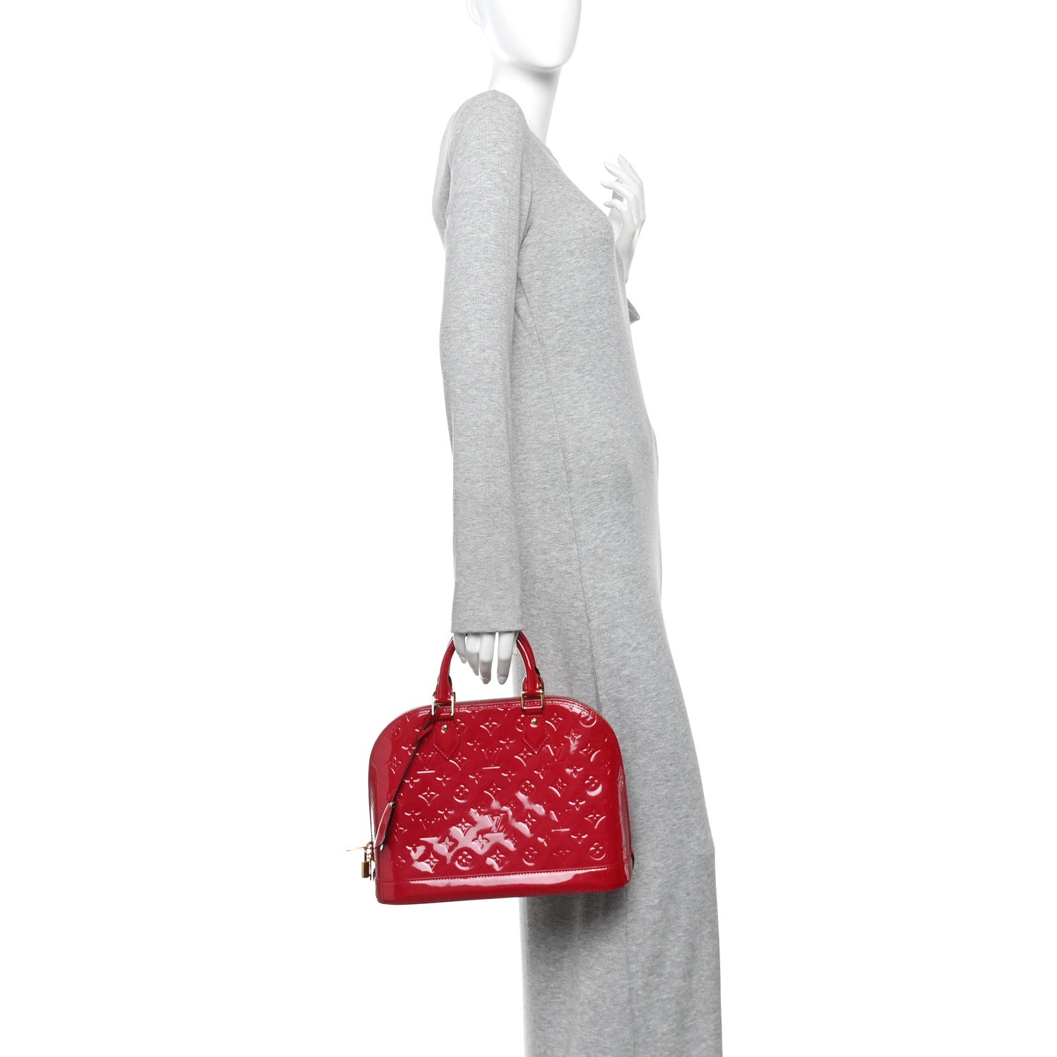 Louis Vuitton Vernis Alma PM Rose Indien 2 of 11