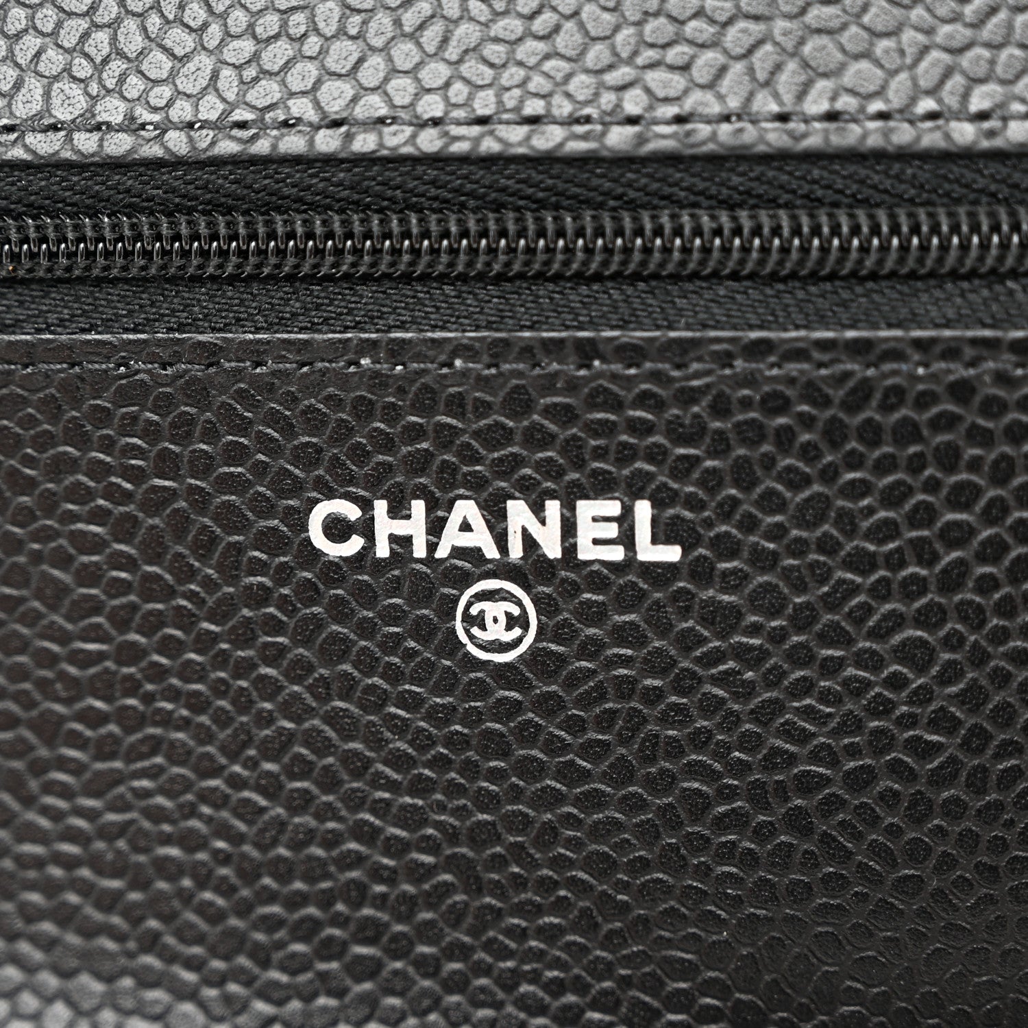 Chanel Caviar Quilted Wallet on Chain WOC Black 6 of 12