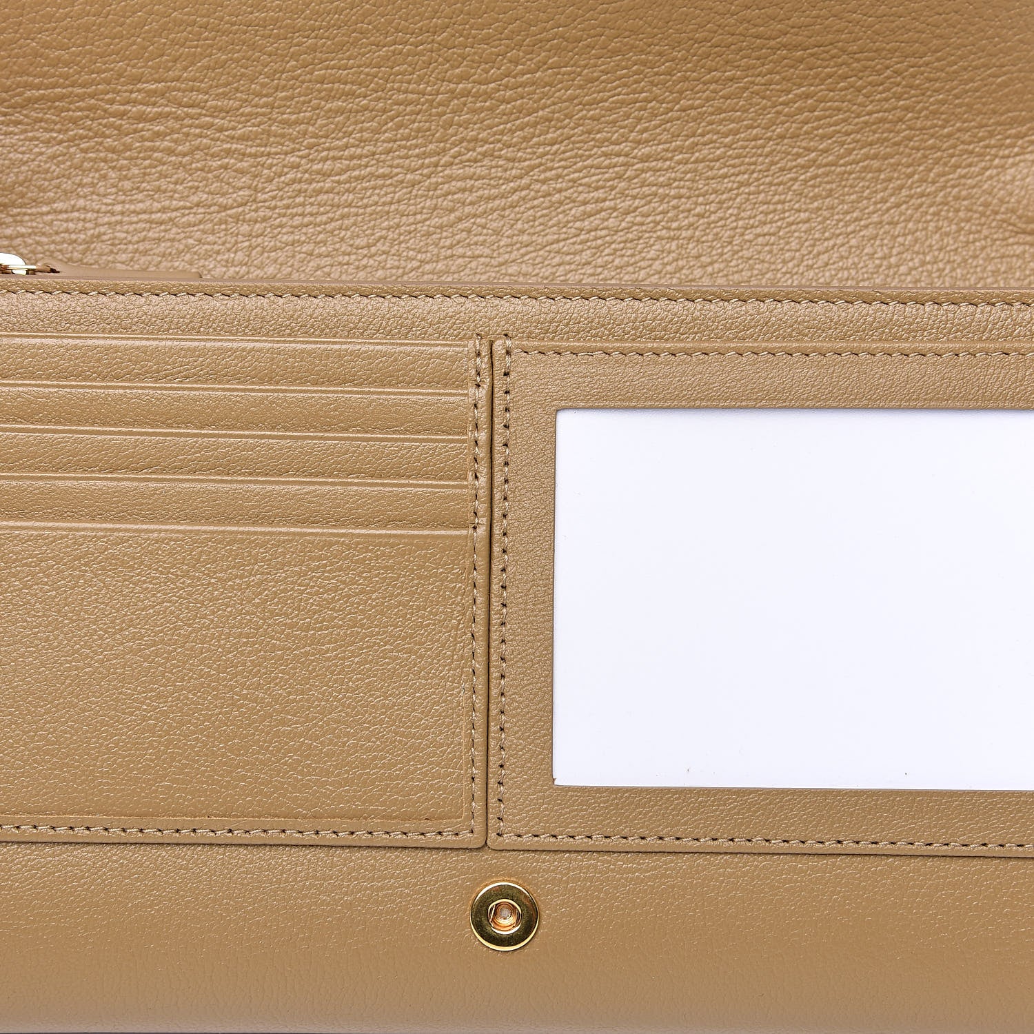 Saint Laurent Calfskin Belle de Jour Chain Clutch Beige 7 of 11
