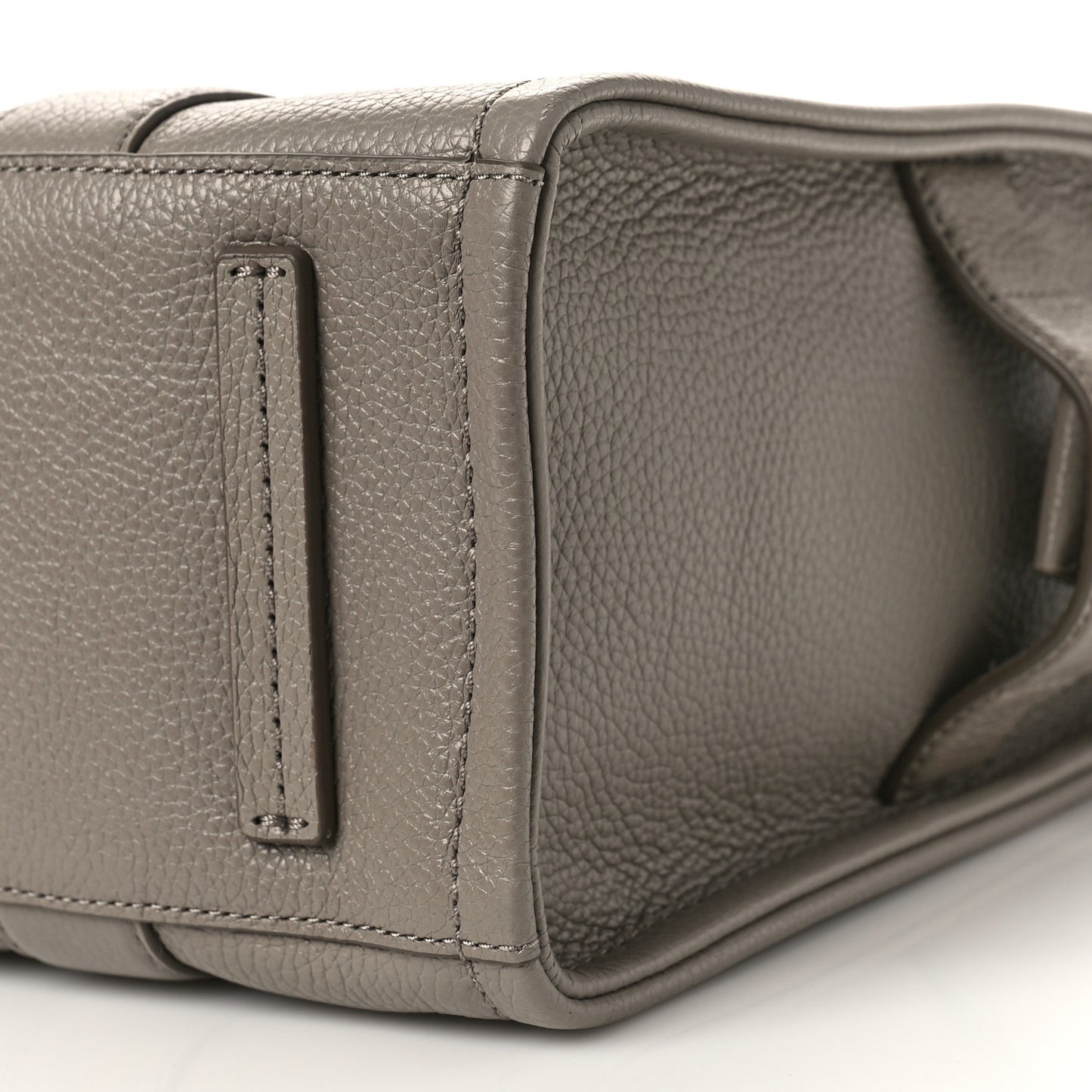 Grained Calfskin Medium The Tote Bag Grey