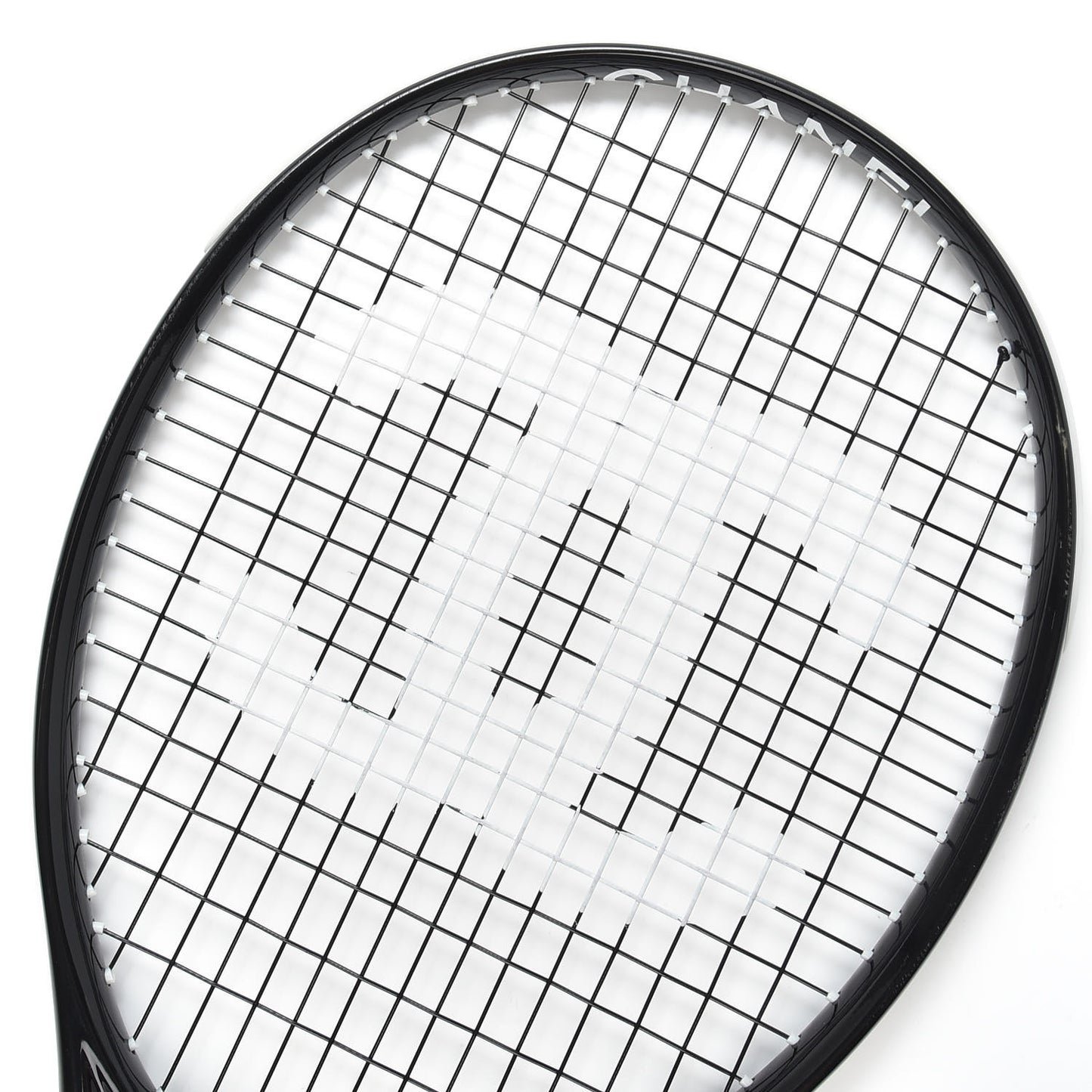 Tennis Racquet and Nylon Quilted Cover Black