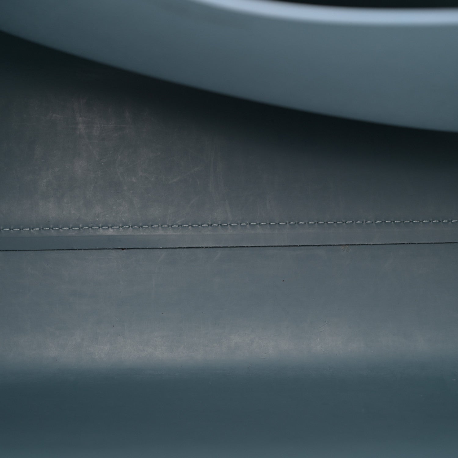 Mansur Gavriel Saffiano Small Zip Tote Light Blue 5 of 11