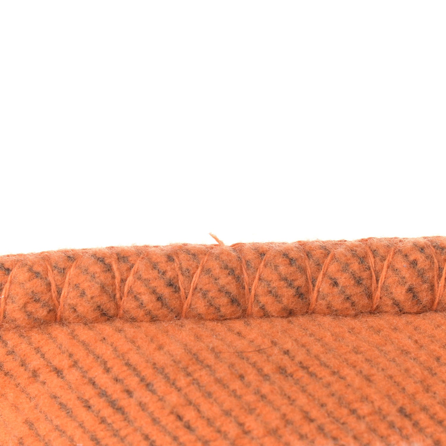 Hermes Wool Cashmere Avalon Pillow PM Ecru Potiron 4 of 4
