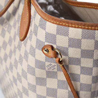 Louis Vuitton Damier Azur Neverfull MM 26 of 27