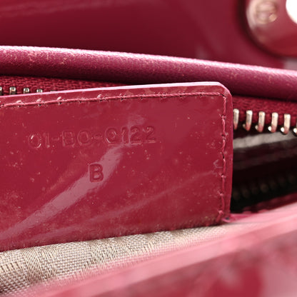 Christian Dior Patent Cannage Medium Lady Dior Dark Pink 7 of 13