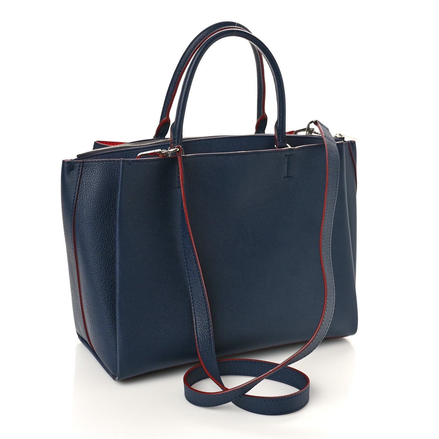 Louis Vuitton Calfskin Lockmeto Marine Rouge 3 of 8