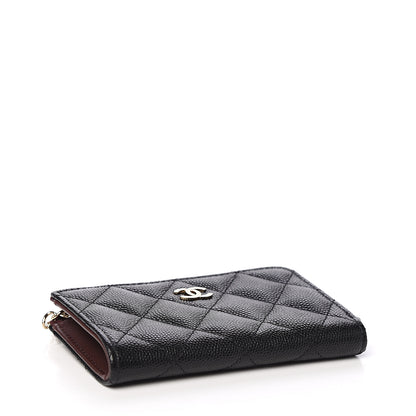 Chanel Caviar Quilted Key Holder Case Black 3 of 7