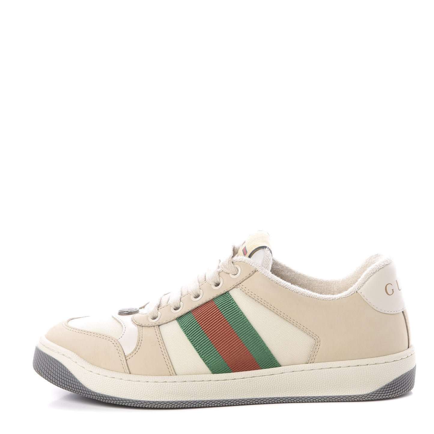 Nylon Nubuck Web Womens Screener Sneakers 36.5 Mystic White Dusty Milk