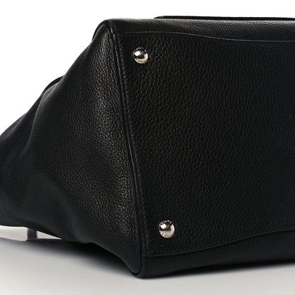Prada Glace Calf Twin Pocket Tote Black 17 of 26