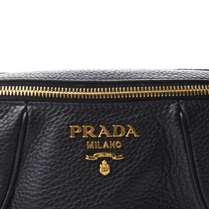 Prada Vitello Daino Small Belt Bag Black 11 of 11