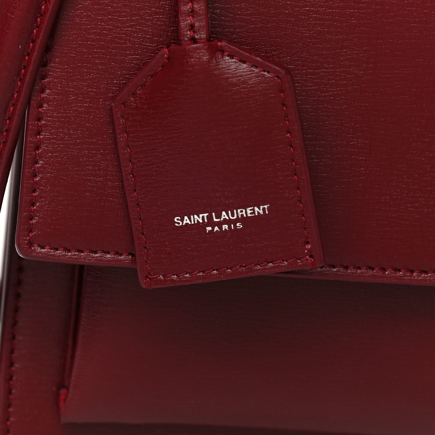 Saint Laurent Calfskin Medium Monogram Sunset Pallisandre 9 of 11
