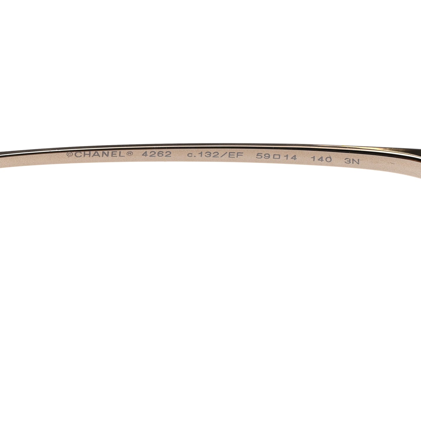Butterfly Removable Pearl Chain Sunglasses 4262 Brown