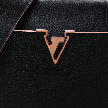 Louis Vuitton Taurillon Capucines BB Black Pink 7 of 9