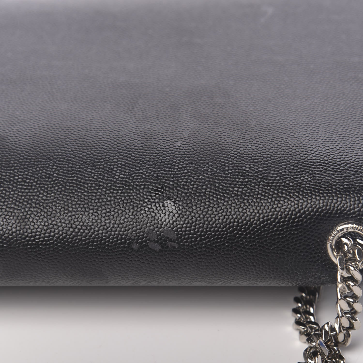 Saint Laurent Grain De Poudre Medium Classic Monogram Kate Satchel Black 7 of 10