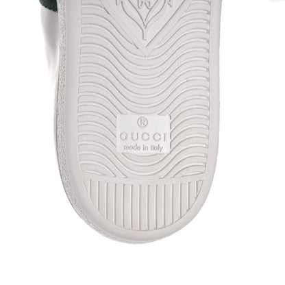 Gucci Calfskin Web Floral Embroidered Ace Sneakers 38.5 White 8 of 12