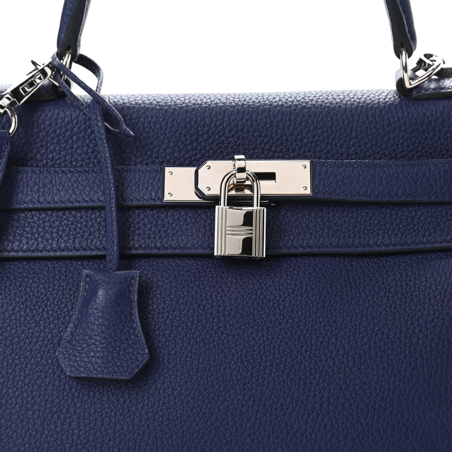 Hermes Togo Kelly Retourne 28 Bleu Encre 8 of 12