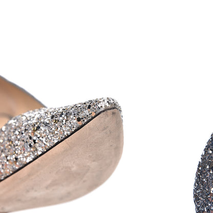 Jimmy Choo Glitter Degrade Romy 100 Pumps 39.5 Dusk Blue Silver 10 of 10