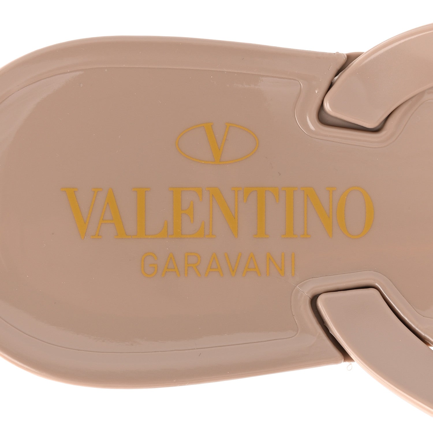 Valentino Garavani PVC Jelly Rockstud Bow Thong Sandals 38 Poudre 7 of 8