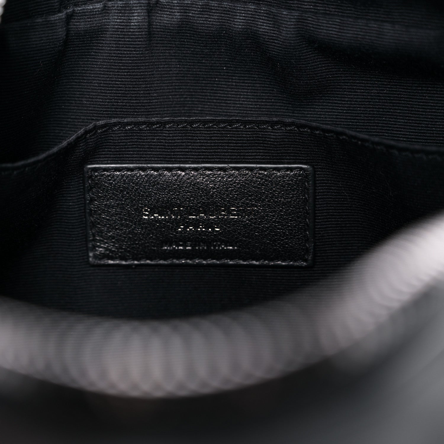 Saint Laurent Calfskin Matelasse Monogram Lou Camera Bag Black 6 of 10