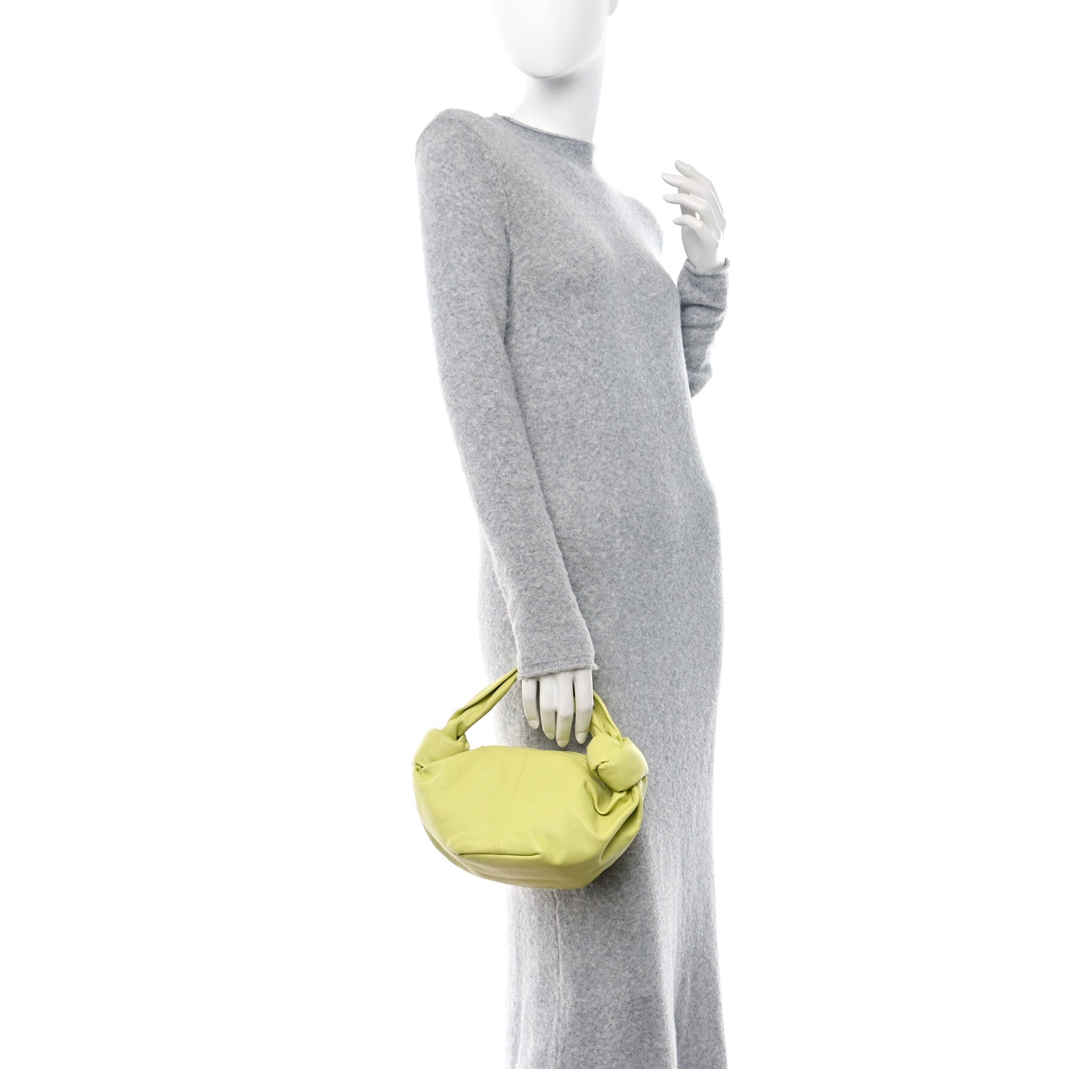 Bottega Veneta Calfskin Mini Double Knot Bag Kiwi 2 of 9