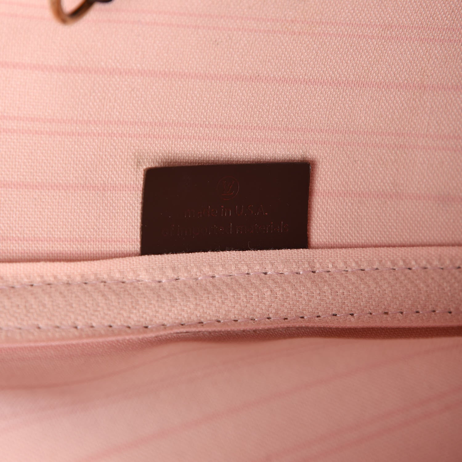 Louis Vuitton Damier Ebene Neo Neverfull MM Rose Ballerine 6 of 7