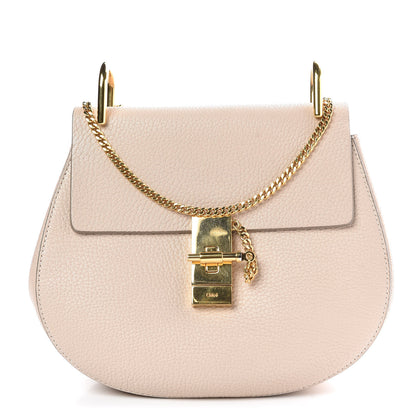 Chloe Grained Lambskin Drew Shoulder Bag Abstract White 1 of 7