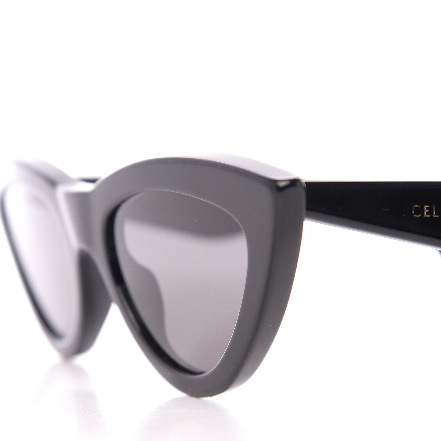 Celine Cat Eye Sunglasses CL4019IN Black 7 of 8