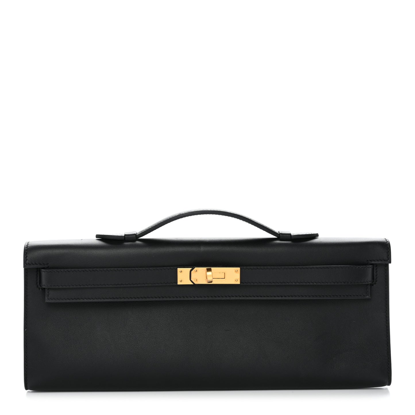Swift Kelly Cut Clutch Pochette Black