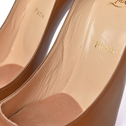 Christian Louboutin Shiny Nappa Decoltish 100 Pumps 40 Safari 11 of 17