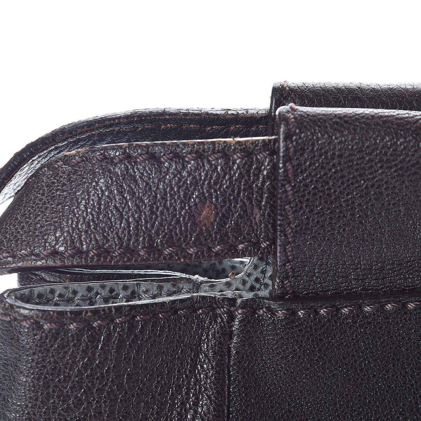 Goatskin Large Peekaboo Iconic Satchel Moro Grigio