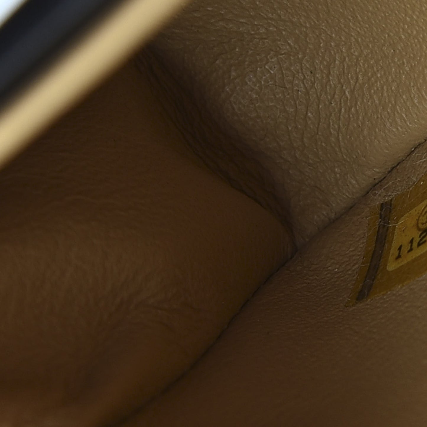 Lambskin Quilted East West Flap Beige