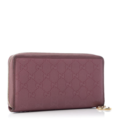 Gucci Imprime Monogram GG Pierce Zip Around Wallet Vintage Rose 3 of 11