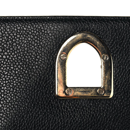 Christian Dior Grained Calfskin Medium Diorama Flap Bag Black 13 of 14