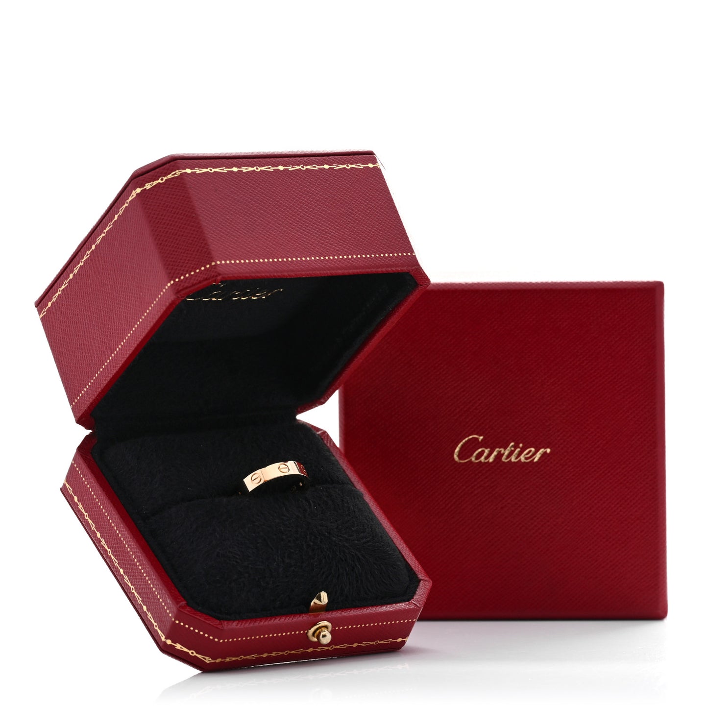 18K Yellow Gold Diamond 4mm LOVE Wedding Band Ring 51 5.75