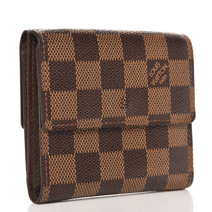 Louis Vuitton Damier Ebene Elise Wallet 3 of 6