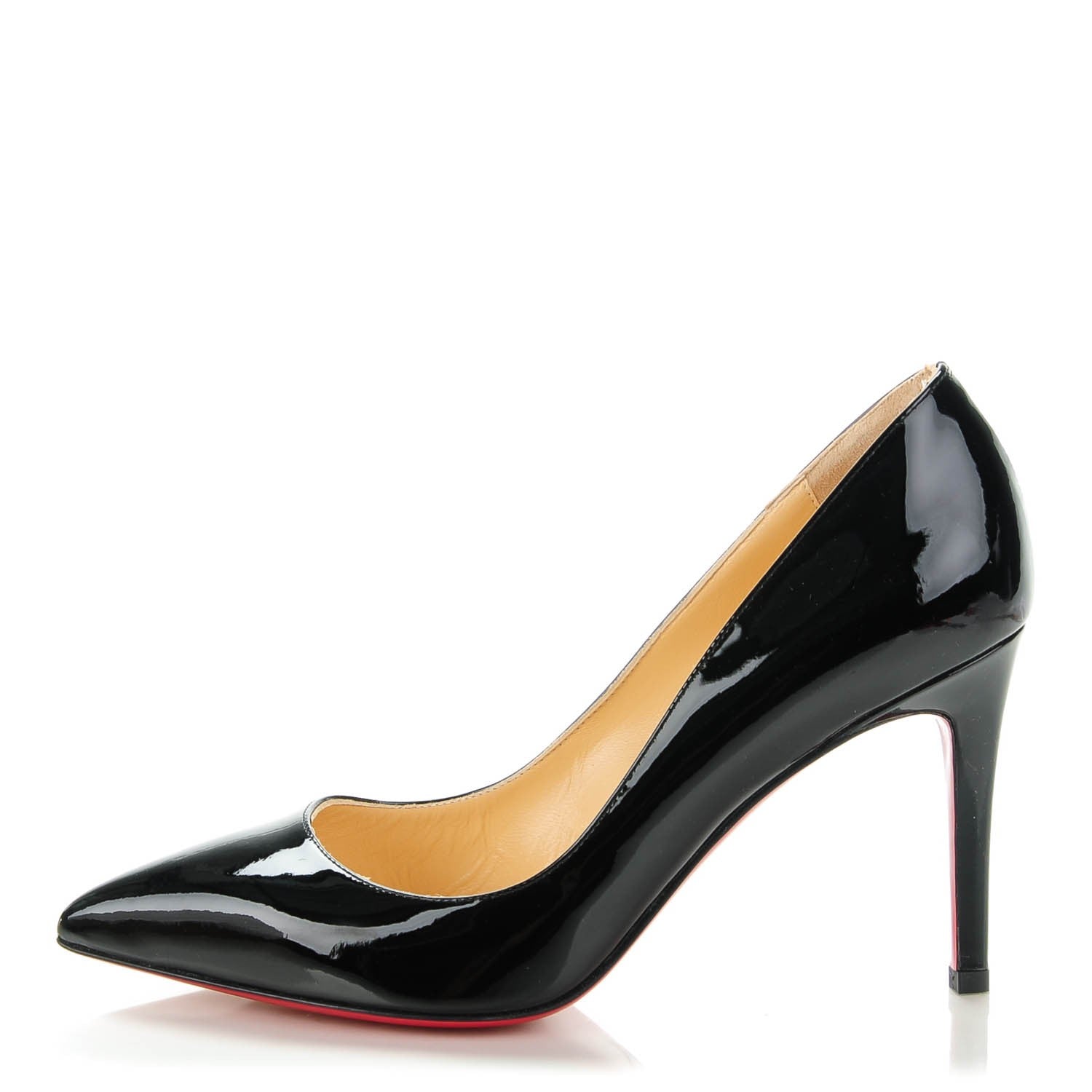 Christian Louboutin Patent Pigalle 100 Pumps 36 Black 1 of 7