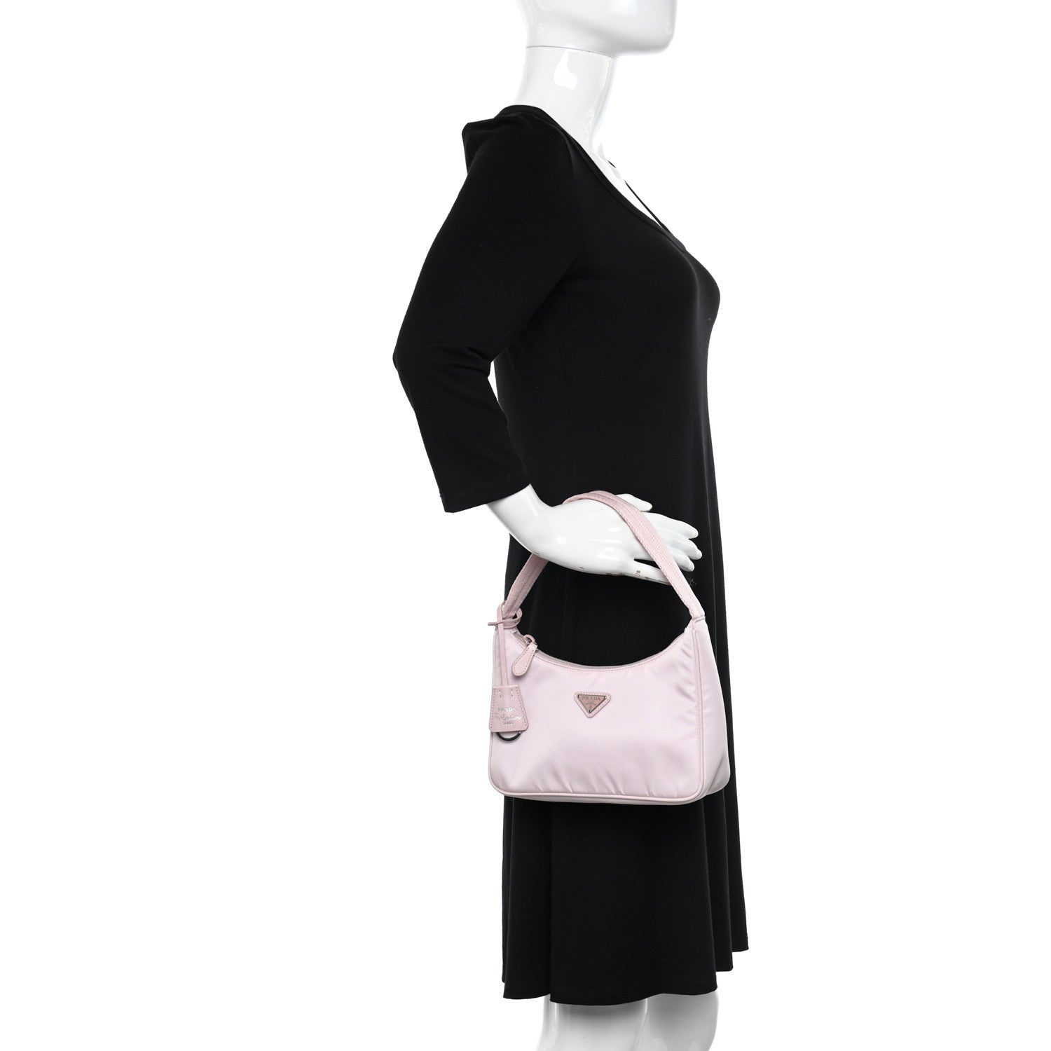 Prada Tessuto Nylon Mini Re-Edition 2000 Bag Alabastro 3 of 11