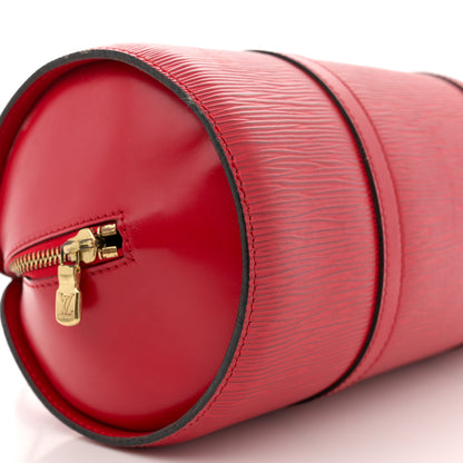 Louis Vuitton Epi Soufflot Castillan Red 9 of 15