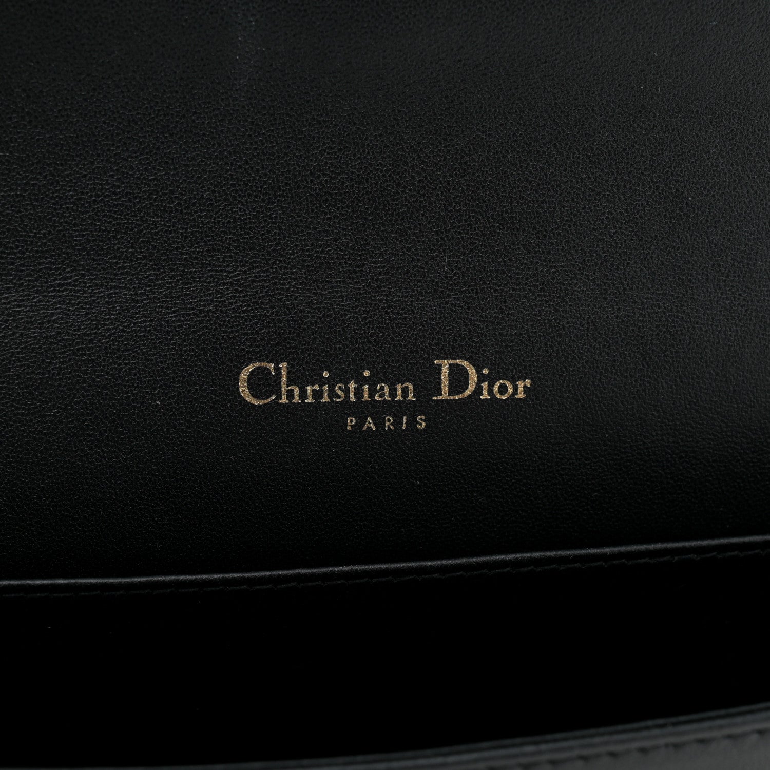 Christian Dior Lambskin Cannage Lady Dior Pouch Black 7 of 10