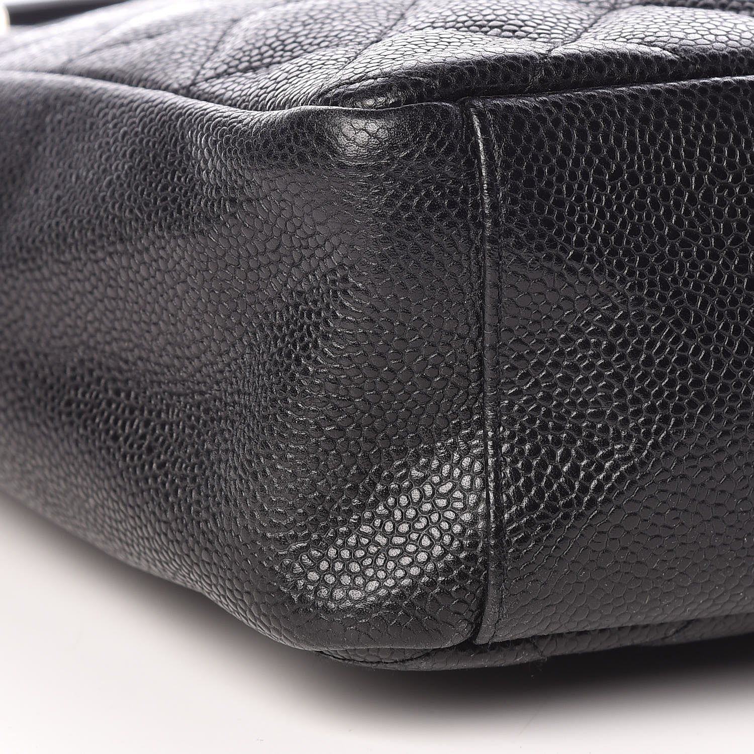 Chanel Caviar Quilted Petit Shopping Tote PST Black 8 of 10
