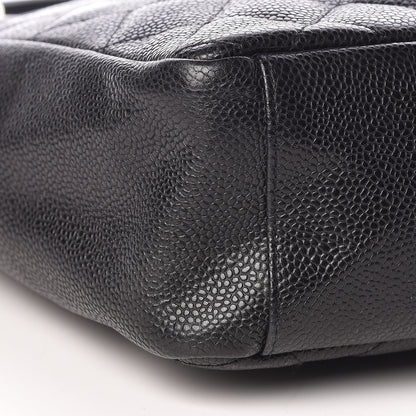 Chanel Caviar Quilted Petit Shopping Tote PST Black 8 of 10