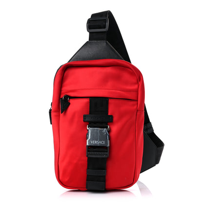 Versace Nylon Sling Bag Red 1 of 18
