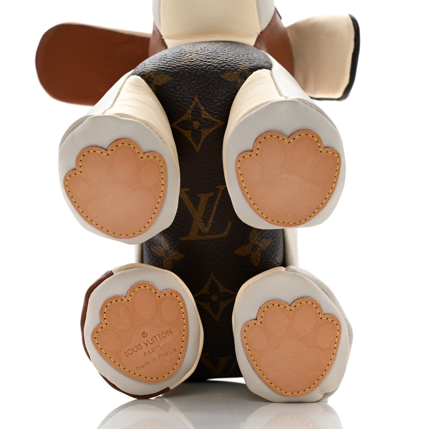 Louis Vuitton Calfskin Monogram Doudou Oscar Dog Beige 10 of 10