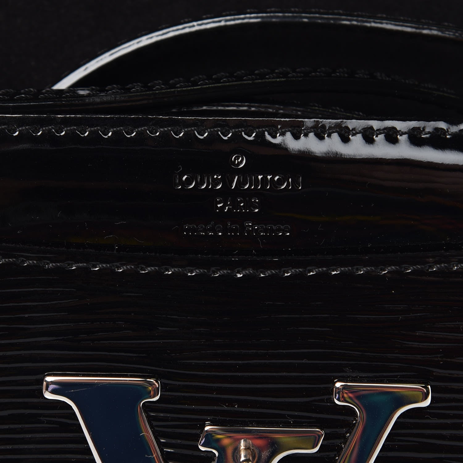 Louis Vuitton Electric Epi Louise Strap PM Black 6 of 7