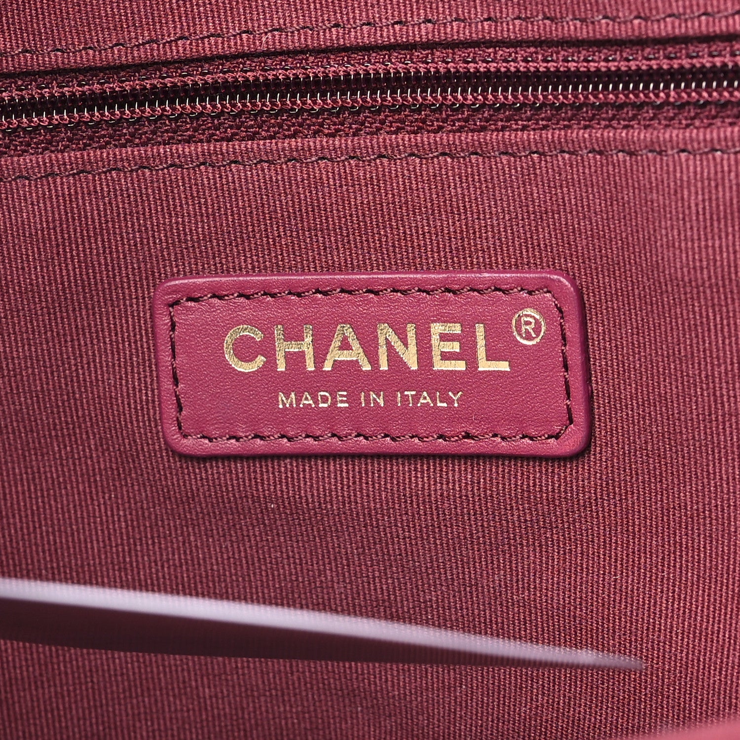 Chanel Calfskin Quilted Large Coco Mellow Hobo Burgundy 7 of 12