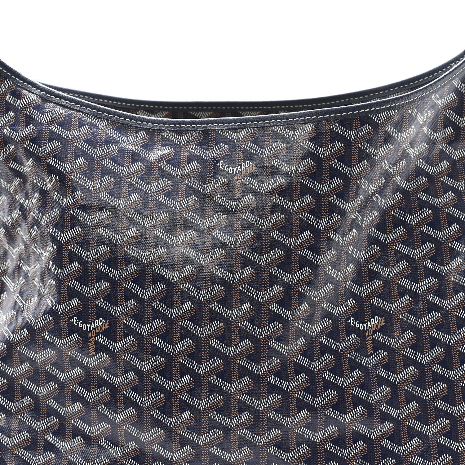 Goyard Goyardine Boheme Hobo Navy Blue 9 of 13