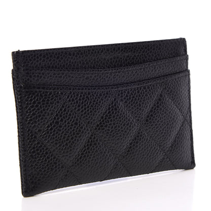 Chanel Caviar Quilted Card Holder Black 3 of 8